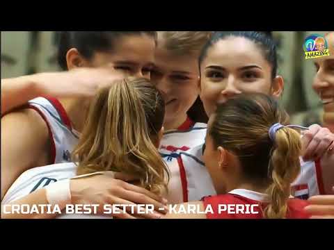 AMAZING Beauty KLARA PERIC   Croatia Volleyball Best Setter