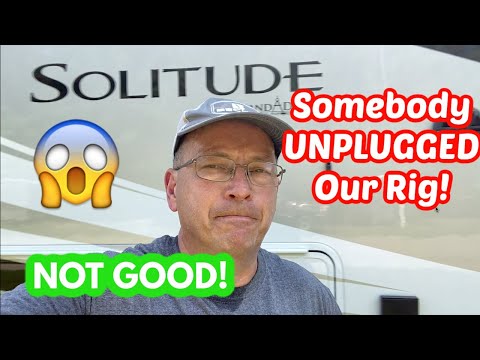Someone UNPLUGGED our Grand Design Solitude 380 FLR! | LOST everything in fridge - UGHH! | RV Life
