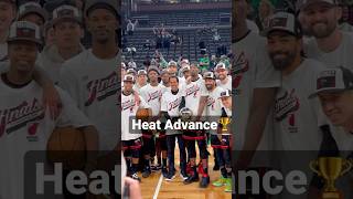 The Miami Heat Receive The Bob Cousy Trophy As The NBA Eastern Conference Champions! | Shorts