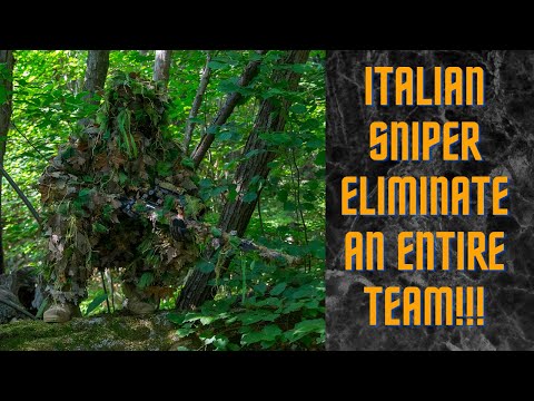 Italian sniper eliminates an entire team!!!!
