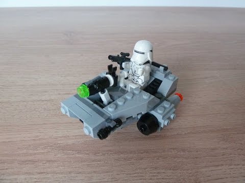 Vidéo LEGO Star Wars 75126 : Le Snowspeeder du Premier Ordre