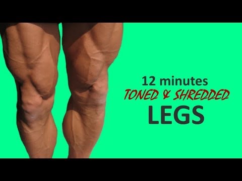 Legs Workout For Toned & Ripped Legs Without Equipment (12 minutes)