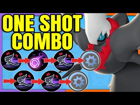 How to easily ONE SHOT anyone with this DARKRAI Combo | Pokemon Unite