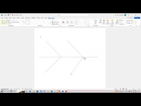 Fishbone Diagram in Microsoft Word-Video