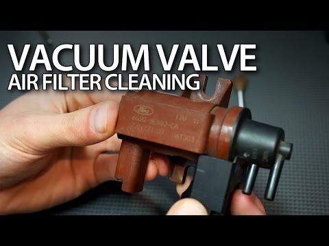 How to clean vacuum valve air filter in 1.6 & 2.0D TDCi, HDi engines (Volvo Ford Citroen Peugeot)