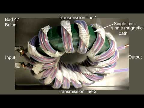 Defective 4:1 Current (Guanella) Balun Design