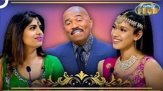 Indian Girls Stealing the Show! | Family Feud