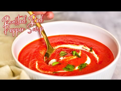 Roasted Red Peppers Soup