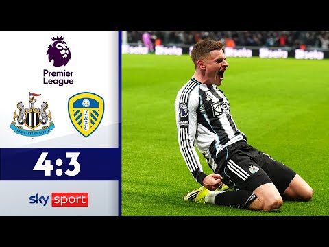 90+12! Newcastle steht Kopf nach 7-Tore-Spektakel! | Newcastle United - Leeds United | HL - EPL