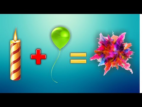 How to make: Fire Water Balloon Cool Science Experiment | DIY Science Fireproof Balloon