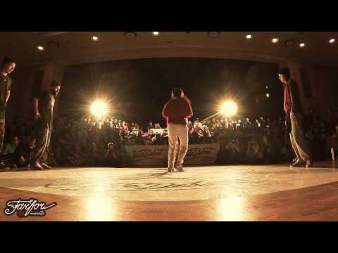 Juste Debout Russia 2014 - House 1/4 - Banzy&Raf vs girls