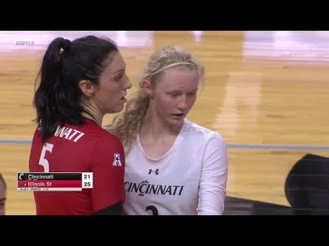 Cincinnati vs Illinois State Volleyball 2017 (Sep 10)