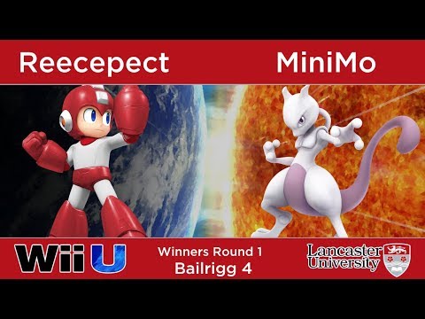 Bailrigg 4 - Reecepect (Mega Man) Vs. MiniMo (Mewtwo) - Smash U - Winners Round 1