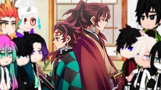 Hashira react to Tanjiro and Yoriichi Demon Slayer | Реакция Хашира на Танджиро и Ёриичи | ОЗВУЧКА