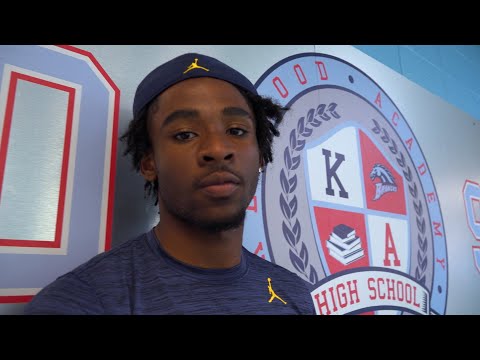 I&#039;Marion Stewart, a Michigan Commit, is a Star Wide Receiver at Kenwood Academy in Chicago