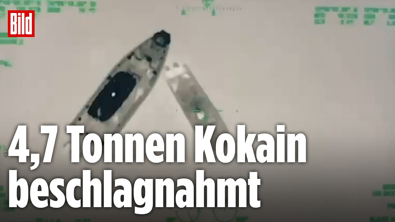 ZUGRIFF: Marine schnappt 4,7 Tonnen Kokain im Wert von 217 Millionen Dollar