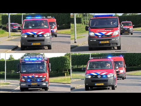 [Kapotte sirene] Brandweer vertrekken met 'spoed' vanaf jeugdbrandweerwedstrijden in Geldermalsen