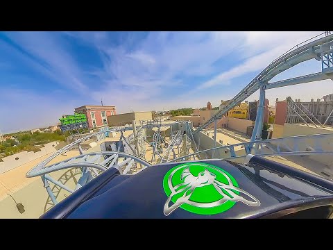 The green hornet: High speed chase - Motiongate - Onride - 4k - Wide Angle