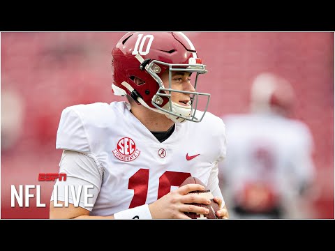 在他的NFL模擬選秀3.0中，Todd McShay將Mac Jones推薦給舊金山49人。 (Todd McShay breaks down Mac Jones to San Francisco 49ers in his NFL Mock Draft 3.0 | NFL Live)