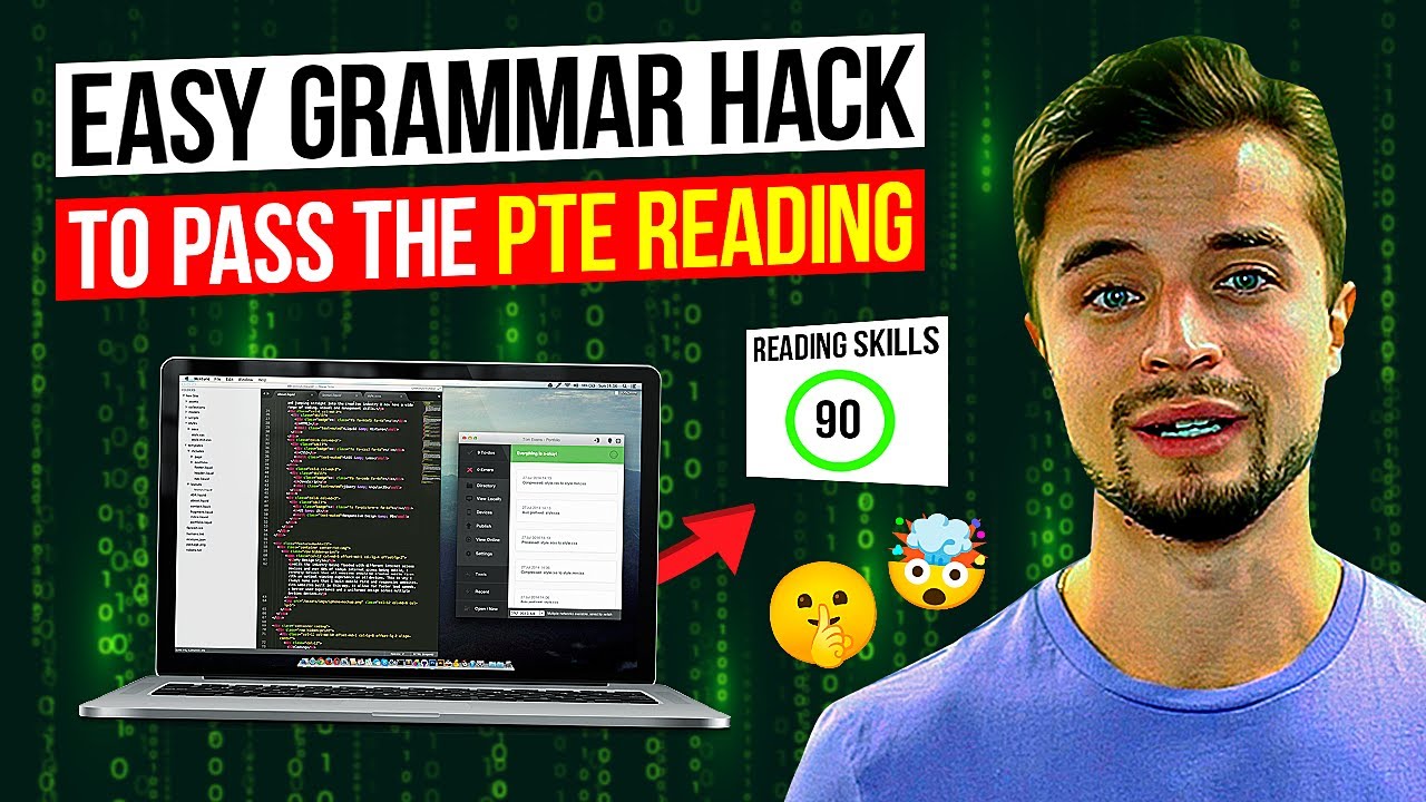 PTE Reading Fill in the Blanks Tips and Tricks |  EASY GRAMMAR HACK  (in-depth tutorial)