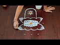 Maha Shivarathri Special Rangoli 5 3dots Shivarathri Muggulu Shiva Lingam Muggulu Rang Kaa Rangoli