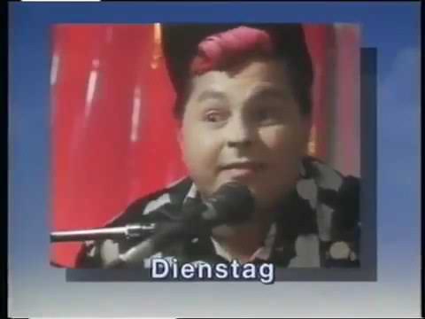 Анонсы, программа передач и конец эфира (ZDF Германия,09.08.1992)