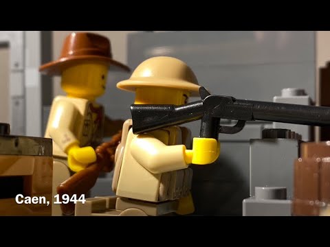 LEGO WW2 - Battle of Caen - Stop Motion Brickfilm