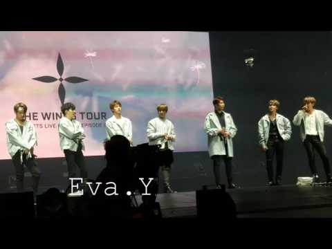 170401 BTS- Talk 1【THE WINGS TOUR in ANAHEIM Day 1
