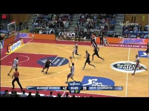 Resumen J26 ACB 12-13 Blusens-Monbus OBRADOIRO vs Asefa ESTUDIANTES