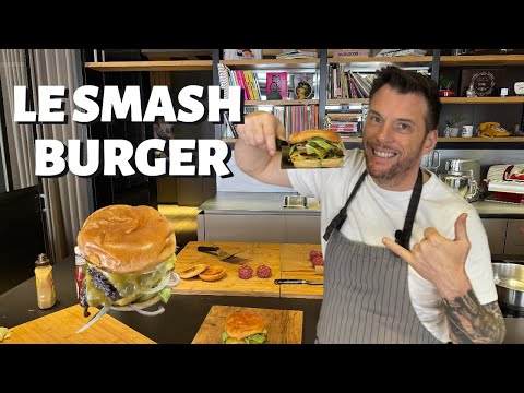 Smash Burger with Potato Brioche Bun