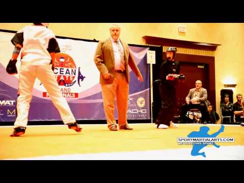 Nicole Pelland v Gina Thornton - Women's Sparring - 2015 Ocean State Grand Nationals Finals