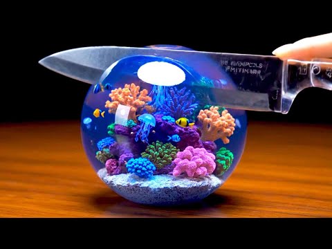 30 Minutes of Satisfying AI ASMR Glass Cutting Video | AI ASMR