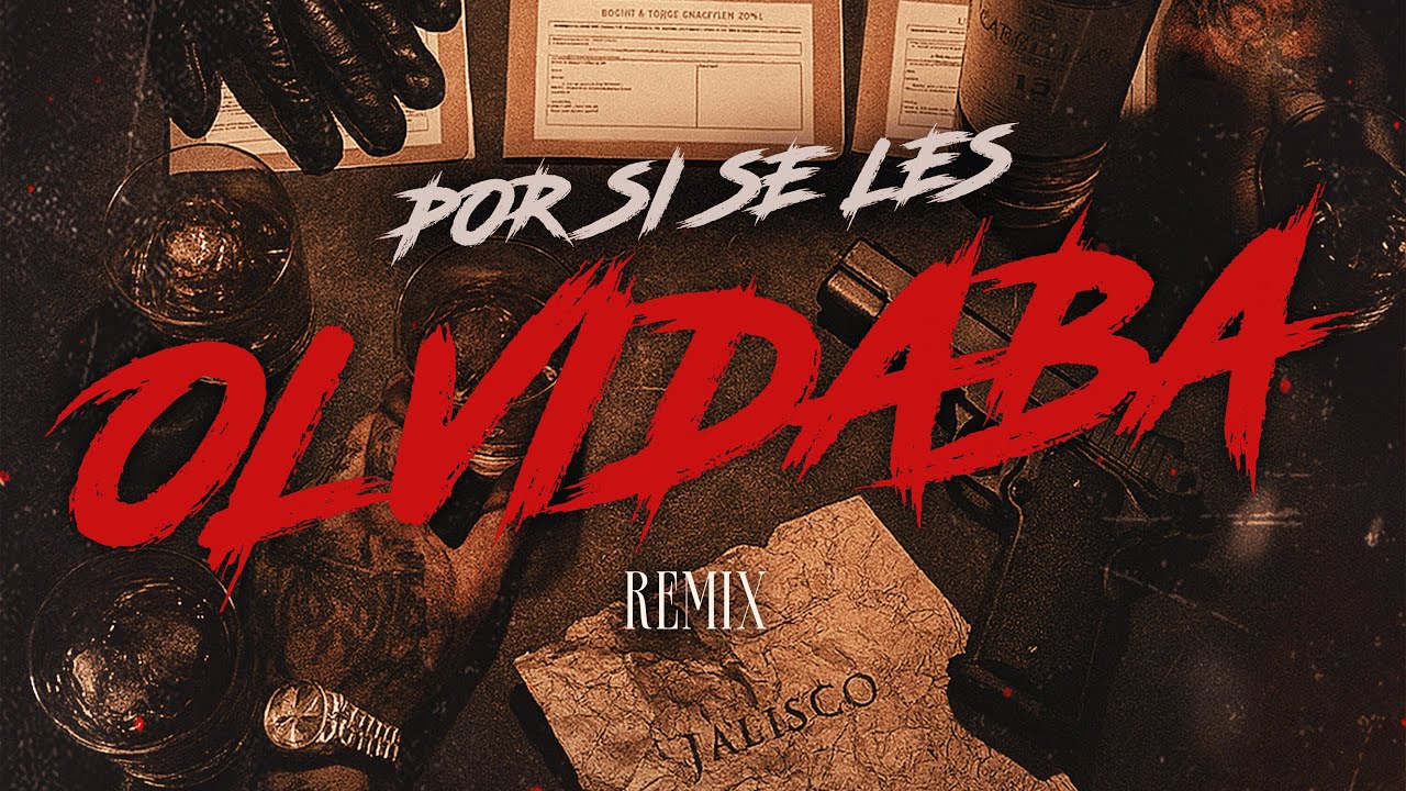 Alex Torres, Luis R Conriquez, Anuel AA - Por Si Se Les Olvidaba (REMIX) [Lyric Video]