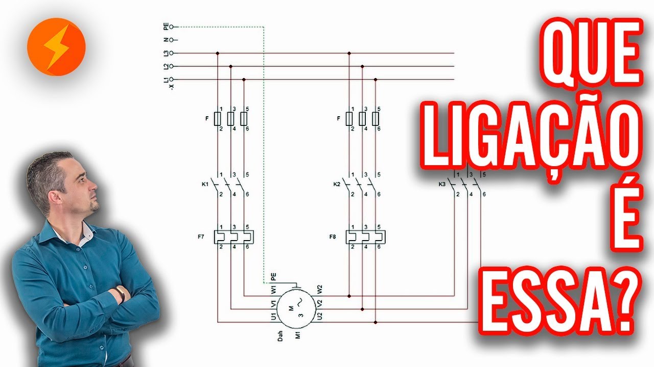 Os testes de empresas te colocam para Interpretar ESQUEMA ELÉTRICO