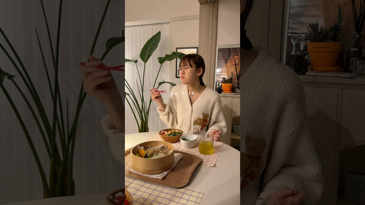 【ナイトルーティン】ダイエットに超効果的な鶏むね肉丼を彼氏と作る夜。