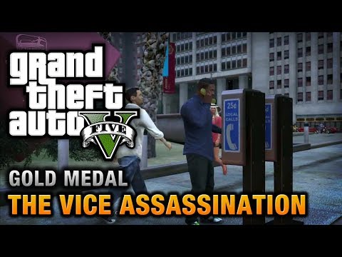 GTA 5 - Mission #42 - The Vice Assassination [100% Gold Medal Walkthrough]