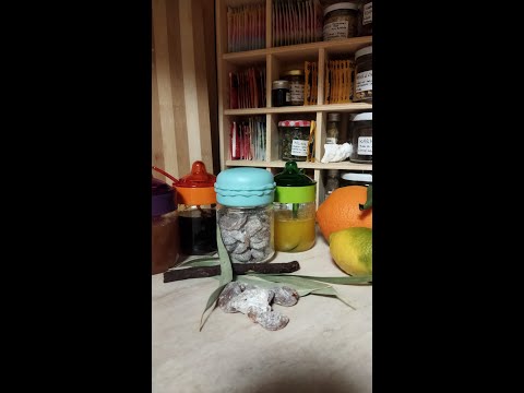 Caramelle fatte in casa con erbe e vitamina C per la gola e tosse.