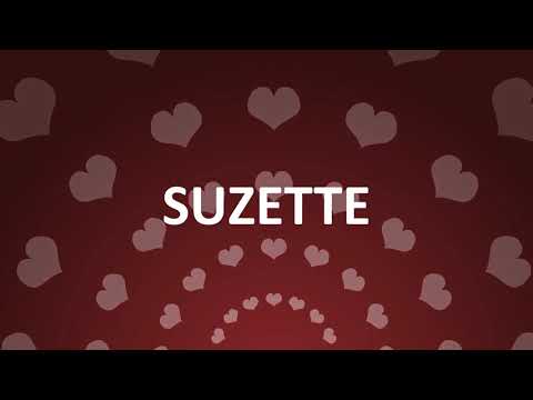 HAPPY BIRTHDAY SUZETTE