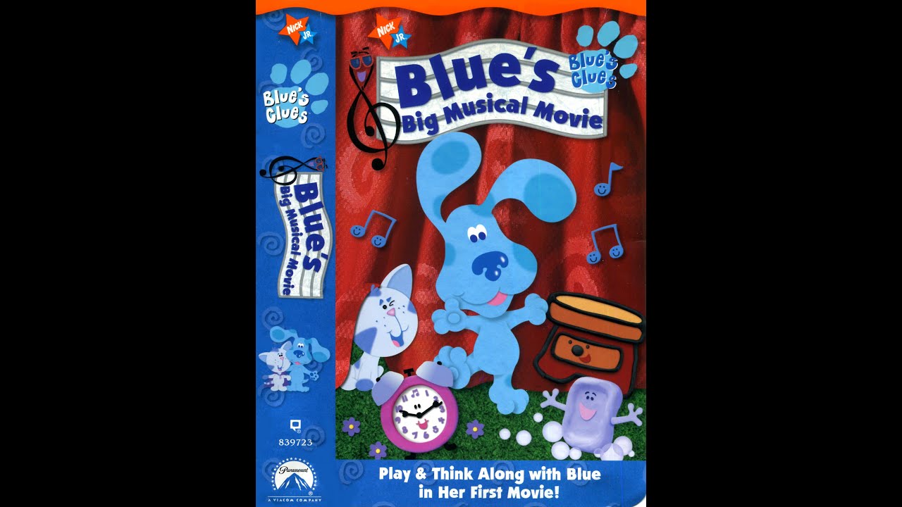 Opening to Blue's Clues - Blue's Big Musical Movie (US VHS; 2000)