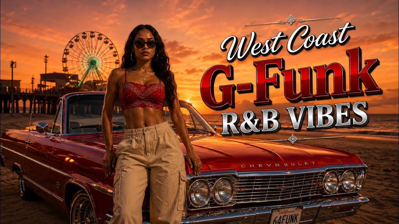 Purple Sunset Dreams 🌇 | West Coast G-Funk R&B | Warm Bass, Lowrider Groove & Golden Hour