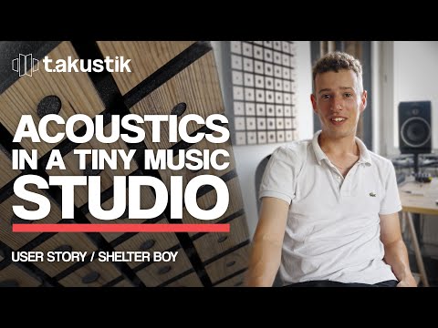Huge Acoustic Improvement in Small Studio Space | ShelterBoy User Story | t.akustik