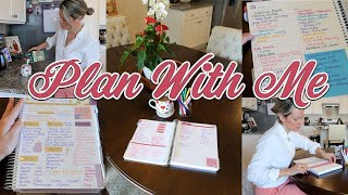 *NEW*✨PLAN WITH ME 2025 | STAY AT HOME MOM PLANNING & TIME BLOCK SCHEDULE | HOMESCHOOL CALENDAR