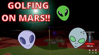 GOLF ON MARS?! - PGA TOUR 2k21 CUSTOM COURSES