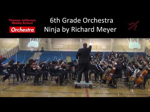 TJMS 6th Grade Orchestra Ninja by Richard Meyer