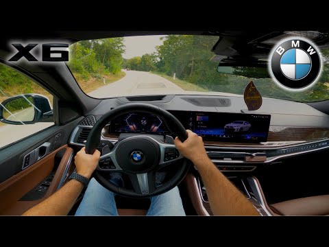 2024 BMW X6 xDrive30d G06 (286HP) | 4K POV Test Drive, Walkaround & Interior Review