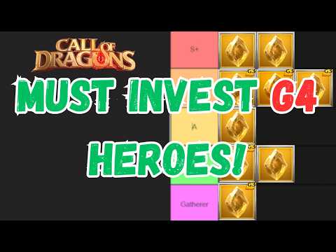 G4 HERO TIER LIST CALL OF DRAGONS