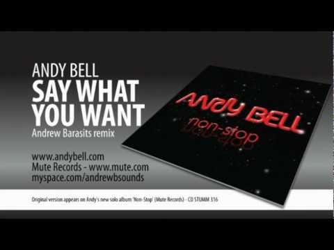 Andy Bell - Say What You Want (Andrew Barasits Remix)