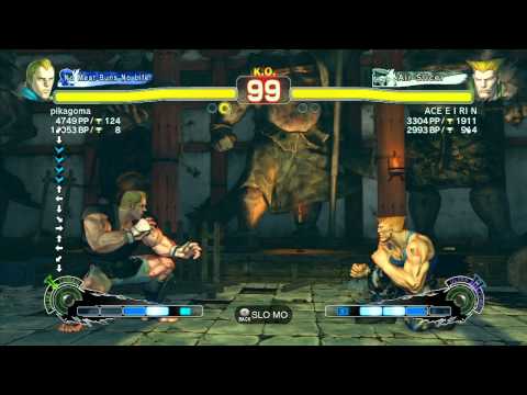 SSF4 AE: pikagoma (Abel) vs ACE E I RI N (Guile) - Ranked Match (720p HD)