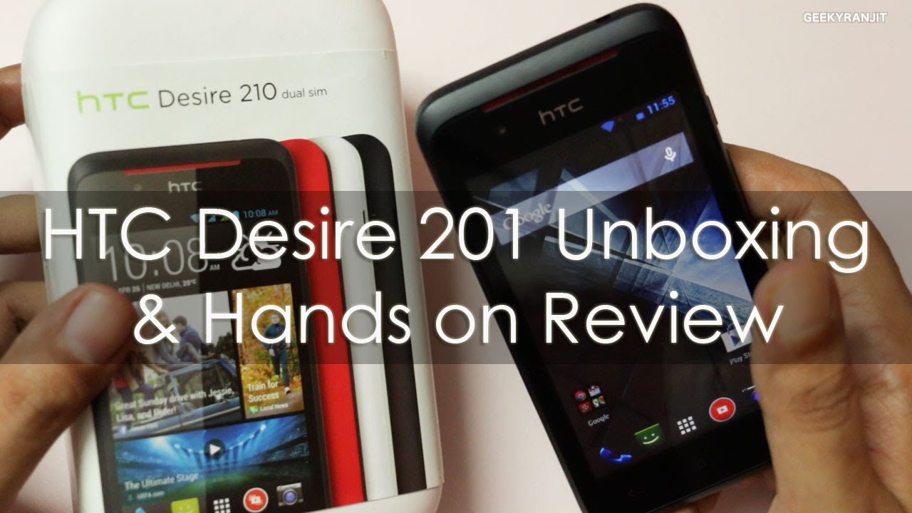 HTC Desire 210 Budget Android Phone Unboxing & Hands on Review