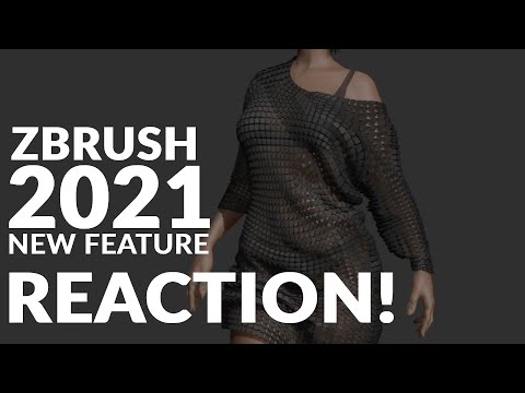 ZBRUSH 2021 -  NEW FEATURES - SNEAK PEAK REACTION!